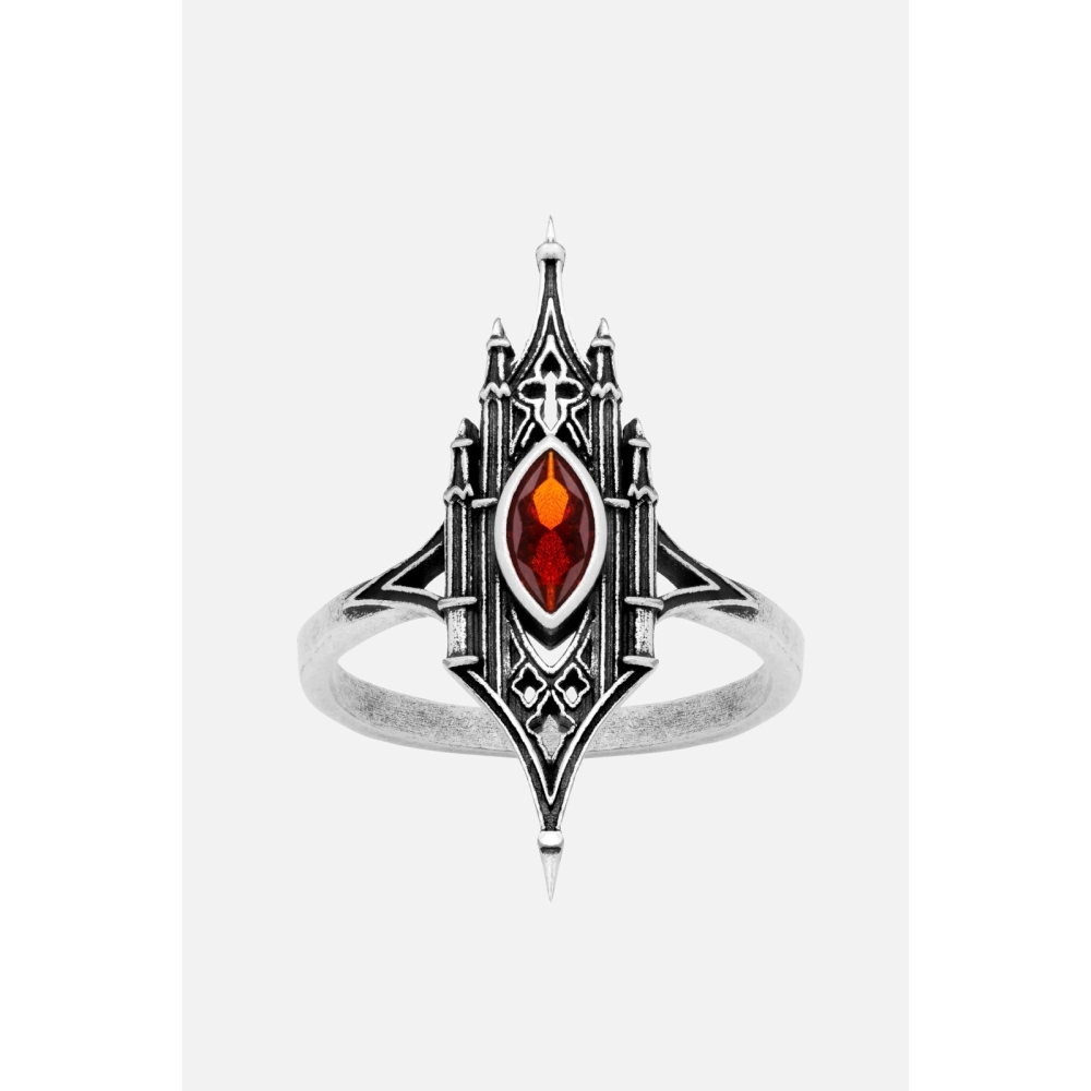 Restyle - Relique Ring - Black/Silver coloured